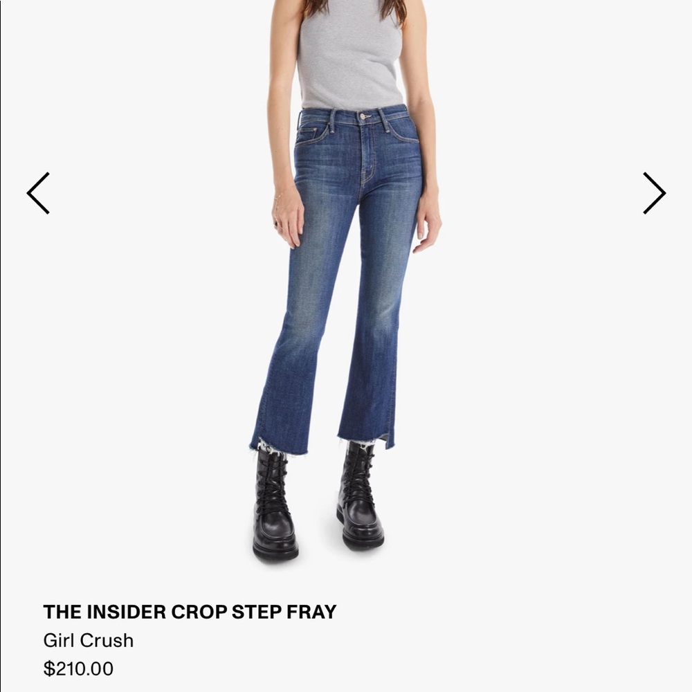 Mother insider crop step Frey. Size 28.
